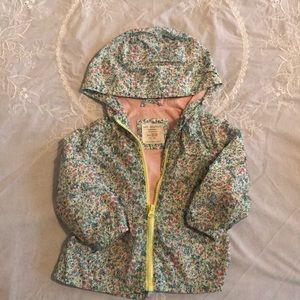 Zara Outerwear Hooded Rain Jacket